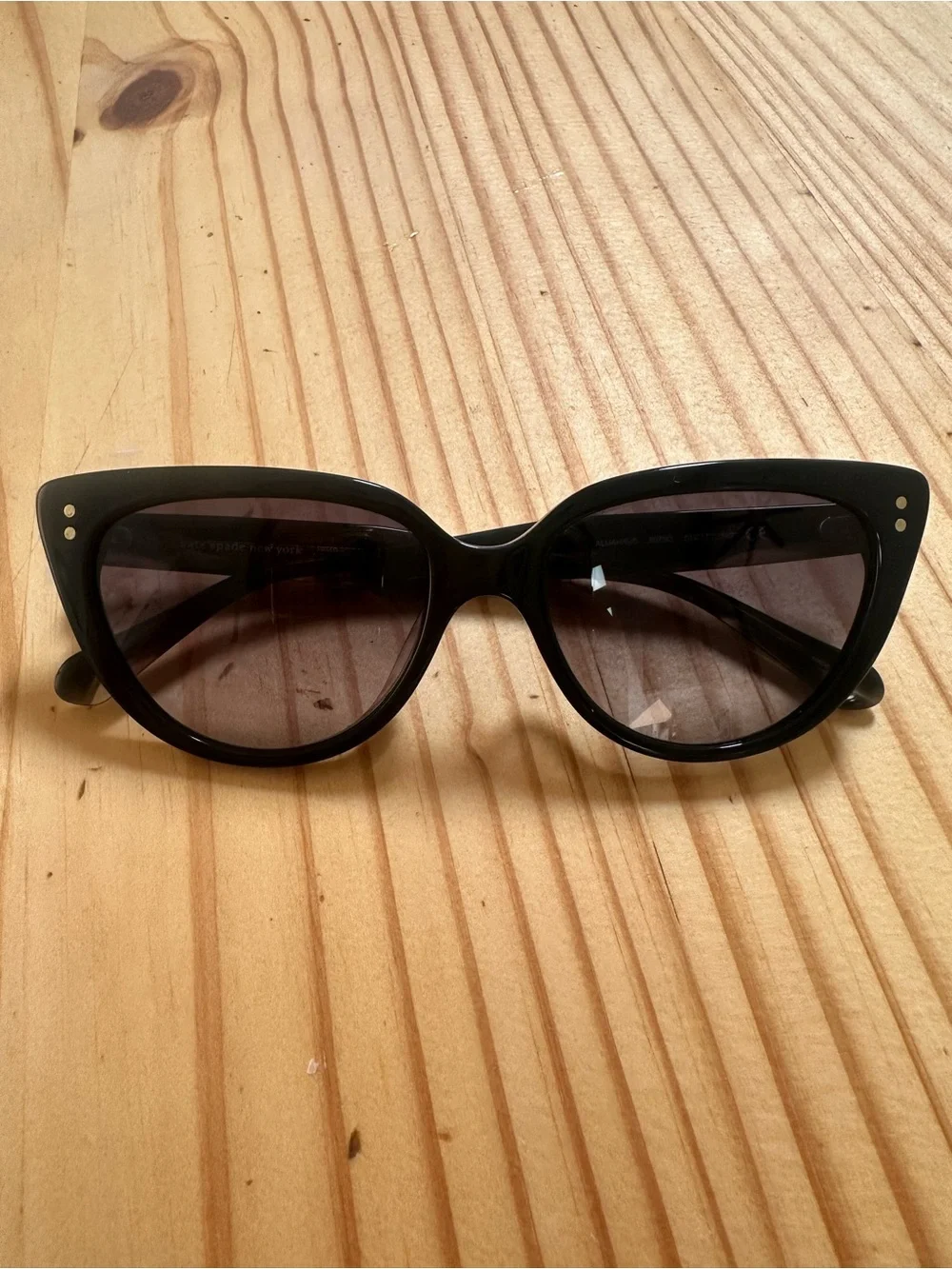 Kate Spade Black Cat-Eye Women's Sunglasses